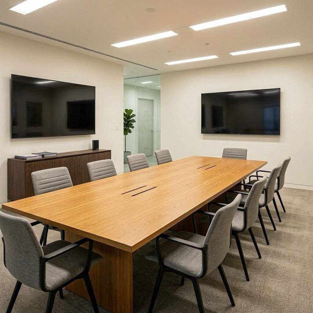 远程会议连续开启期间培训团队如何保持写字楼办公楼下商业配套的信息一致